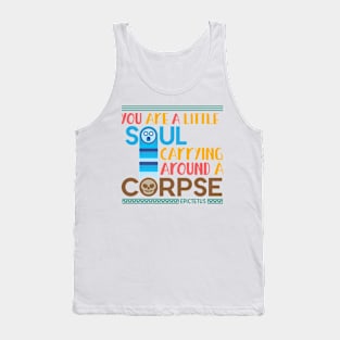 Epictetus Soul Quote Tank Top